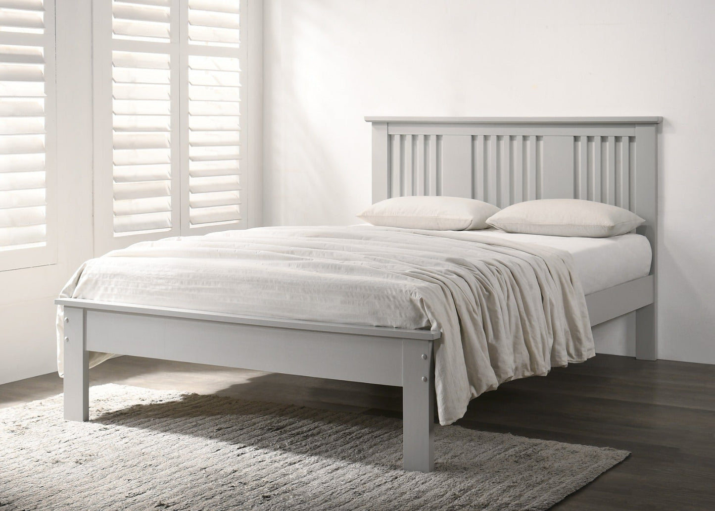 Alana 4ft Bed Grey