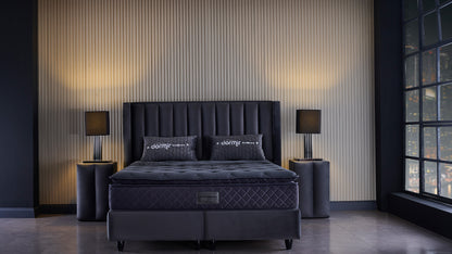 The Blackberry Luxury Bed | Ottoman Storage