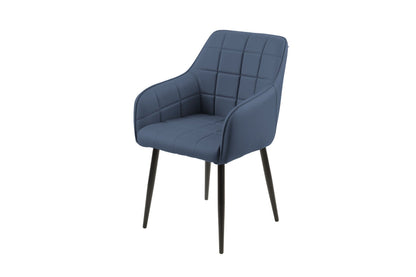 Branca Dining Chair Blue PU