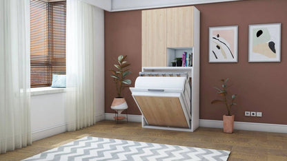 The Midi Capsule Set |Wall Bed| Bed, Desk, Shelves & Wardrobe | Multimo