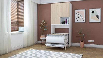 The Midi Capsule Wall Bed | With Foldable Table | Multimo