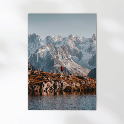 Hiker on the Tour du Mont Blanc – Chamonix, France