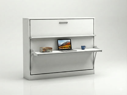 The Couple Desk Wall Bed | With Mattress | With Integrated Desk | Multimo