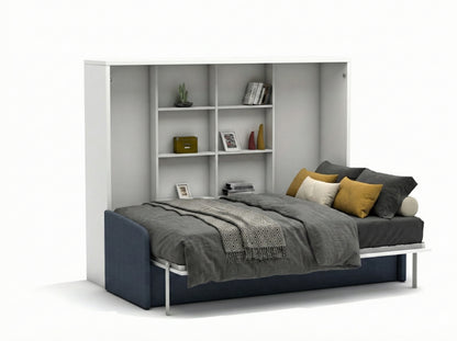 The Couple Sofa Horizontal Wall Bed | With DIVER Sofa & Gold Mattress | Multimo