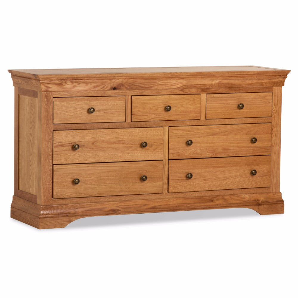 Delta Oak 3 over 4 Wide Chest