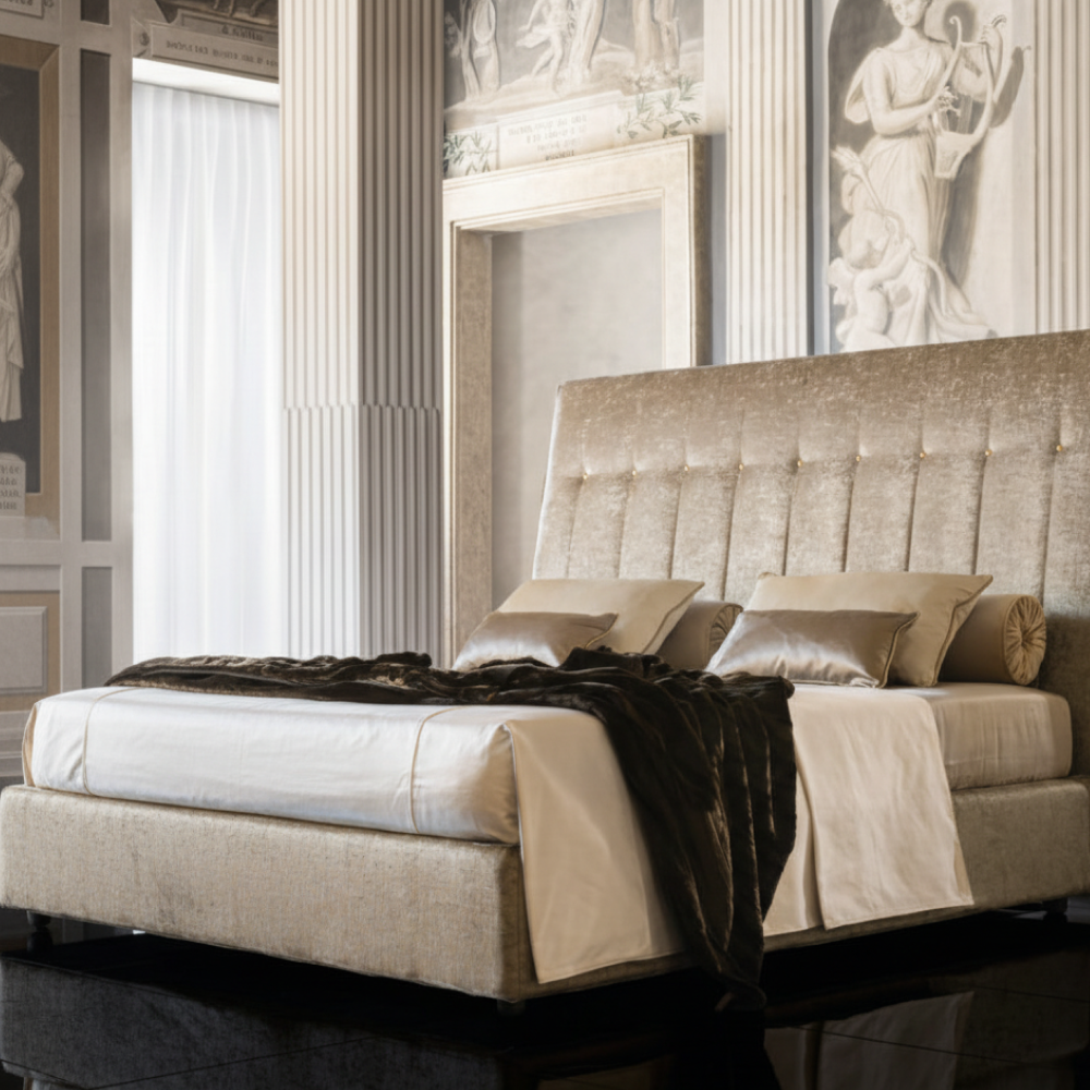 Diamante upholstered beds