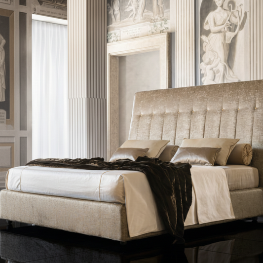 Diamante upholstered beds