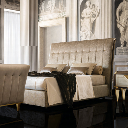 Diamante upholstered beds