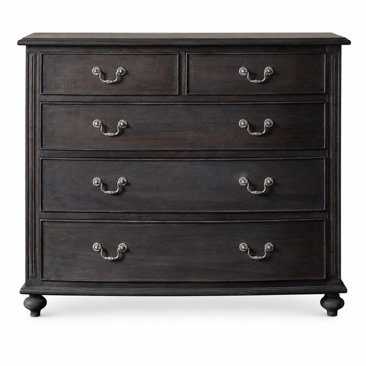 The Ebony 5 Drawer Chest | 1100 x 500 x 900mm