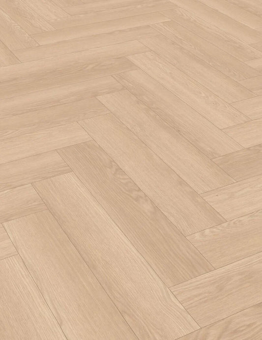 NatureSense Herringbone | Sand Baronia Oak | 8mm | EGGER | Laminate Flooring