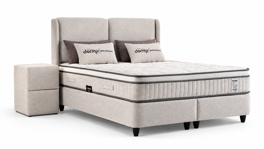 The Reina Luxury Bed | Ottoman storage
