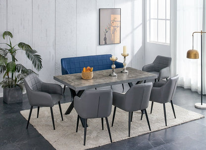 Fredrik X-Leg 1.8 m Dining Tables