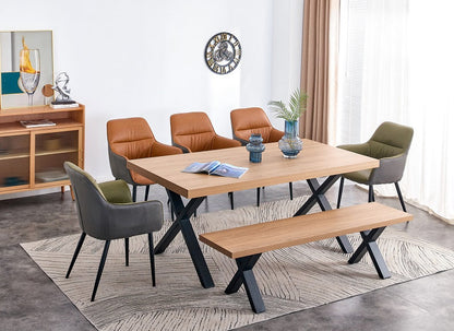 Fredrik X-Leg 1.8 m Dining Tables