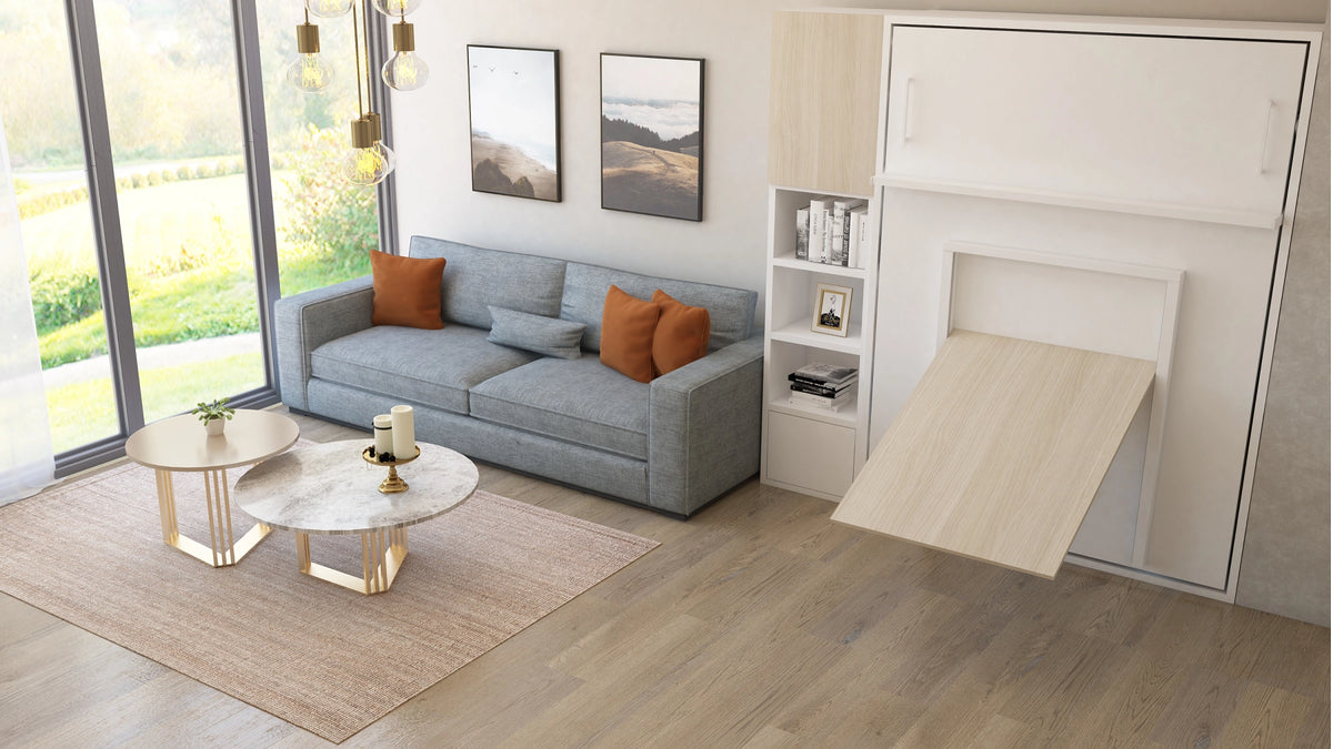 The Frogg Wall Bed | With Mattress | With Fold-Down Desk | Multimo