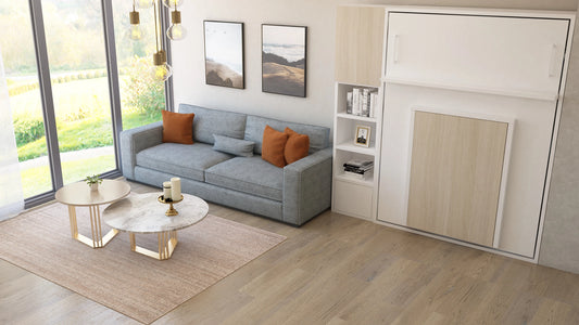 The Frogg Wall Bed | With Mattress | With Fold-Down Desk | Multimo