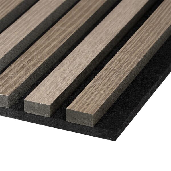 FT PREM Acoustic Panel 2.44mx605x22mm GREY OAK