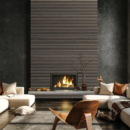 FT PREM Acoustic Panel 2.44mx605x22mm GREY OAK