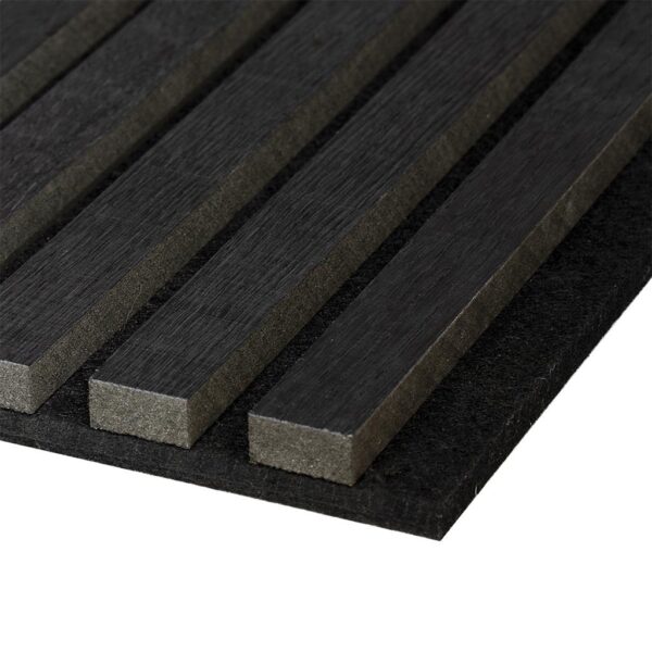 FT Prem Acoustic Panel 2.44mx605x22mm BLACK OAK