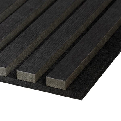 FT Prem Acoustic Panel 2.44mx605x22mm BLACK OAK