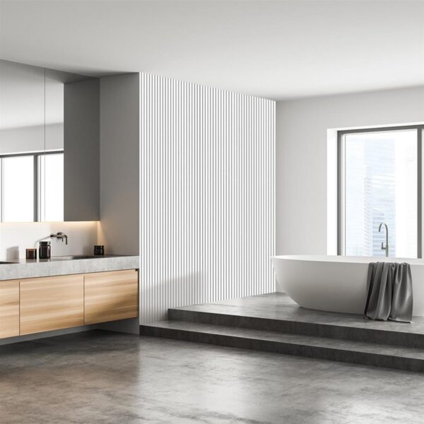 FT Unika Acoustic Panel 2.44mx600x22mm WHITE