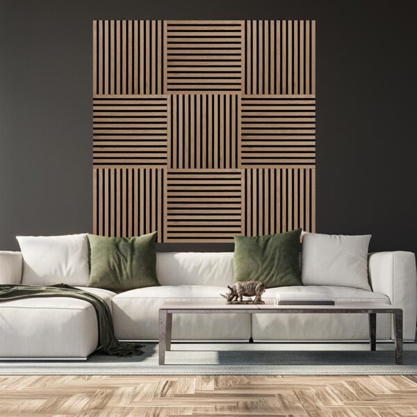 FT Acoustic Squares 520x520x22mm x 2pcs LIGHT OAK