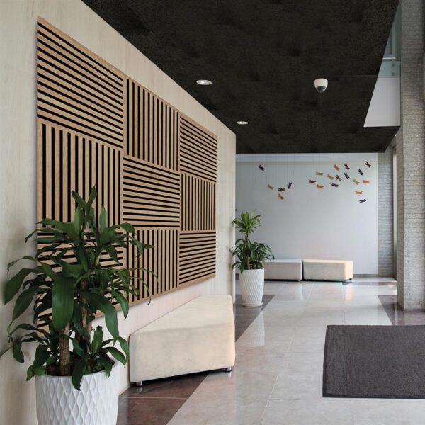 FT Acoustic Squares 520x520x22mm x 2pcs LIGHT OAK