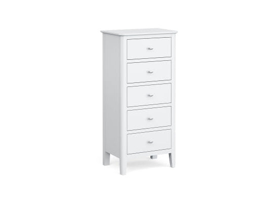 Hampstead White Tallboy Chest Of Drawers