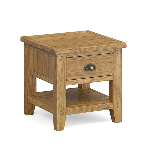 Burford Lamp Table With Drawer