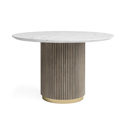 Isabella Round Dining Table - Marble Top (pre-order For jan)