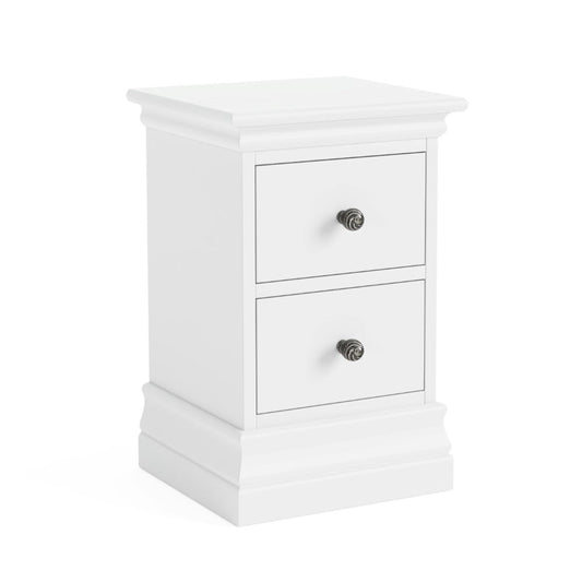 Bordeaux White Narrow Bedside (pre-order only)
