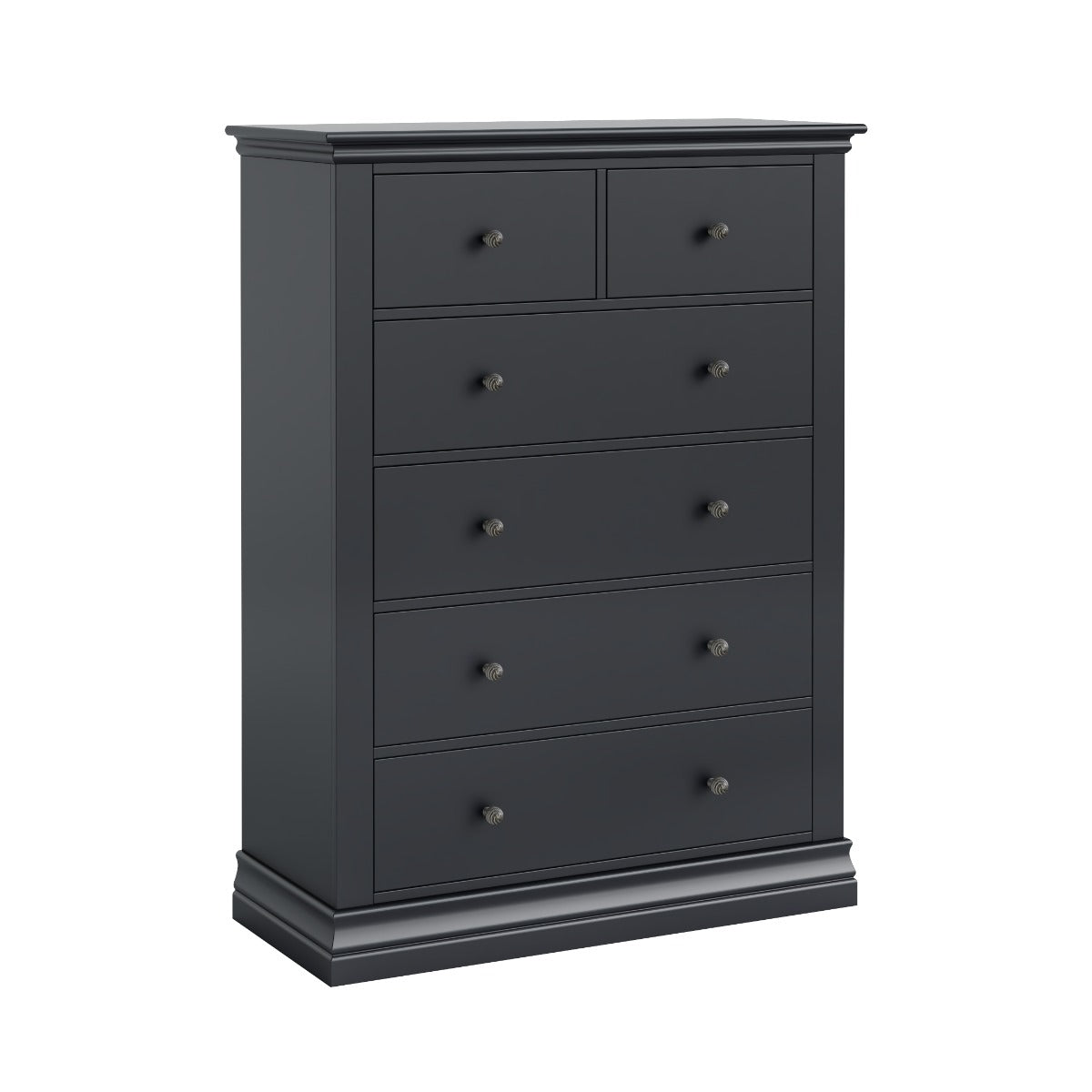 Bordeaux Charcoal Chest 2 Over 4