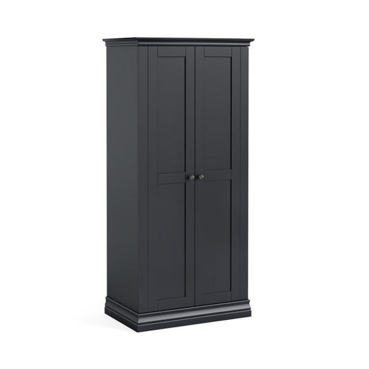 Bordeaux Charcoal Full Hanging Wardrobe