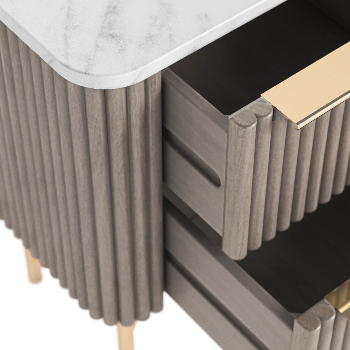 Isabella Narrow Bedside Open