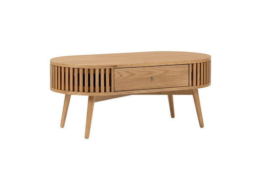 Soho Oval Coffee Table w/drawer
