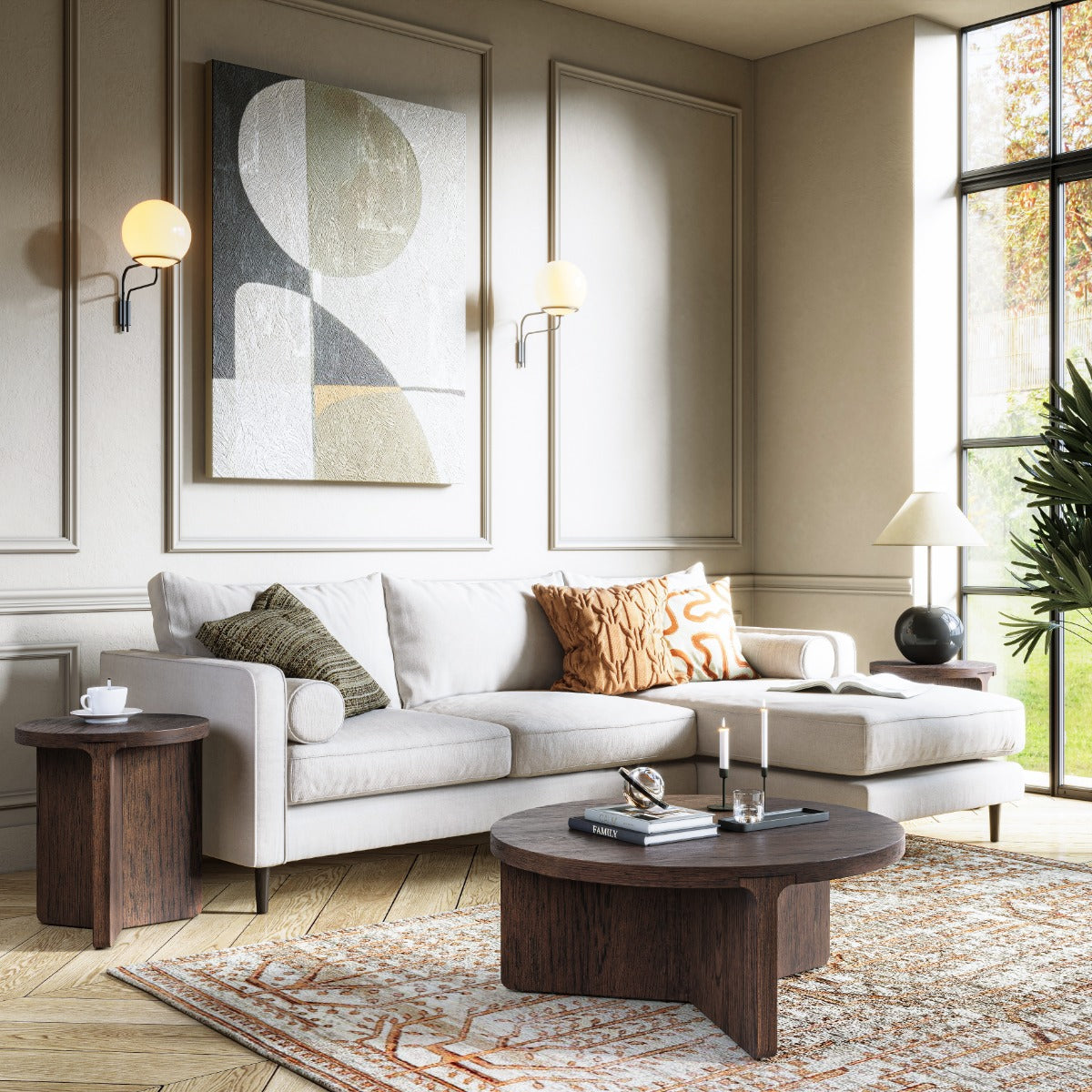 California Small Round Coffee Table (pre-order For december)