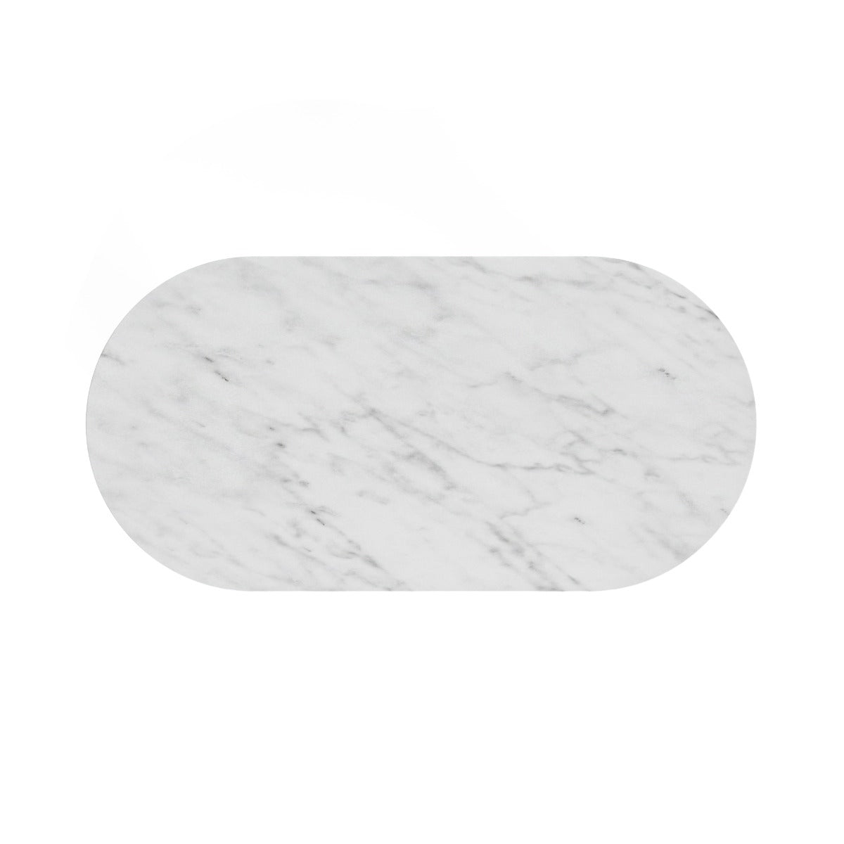 Isabella Oval Dining Table - Marble Top - Top