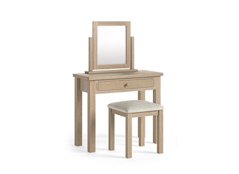 Modern Country Oak Single Drawer Desk