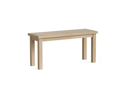 Modern Country Oak Bench