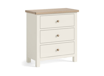 Modern Country Coconut 3 Drawer Chest