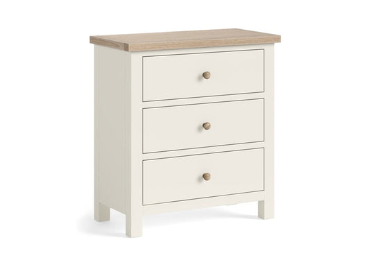 Modern Country Coconut 3 Drawer Chest