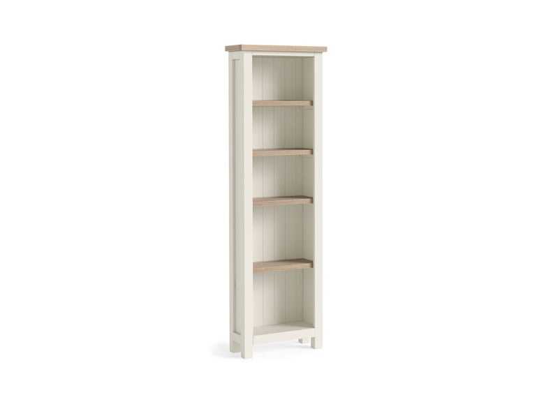 Modern Country Coconut Slim Bookcase Kd