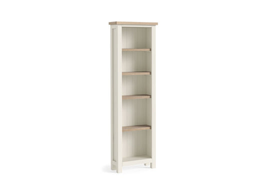 Modern Country Coconut Slim Bookcase Kd