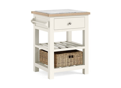 Modern Country Coconut Small Kitchen Island