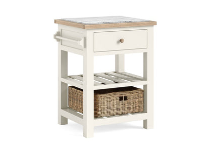 Modern Country Coconut Small Kitchen Island