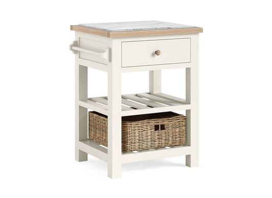 Modern Country Coconut Small Kitchen Island
