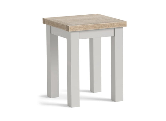 Modern Country Grey Lamp Table