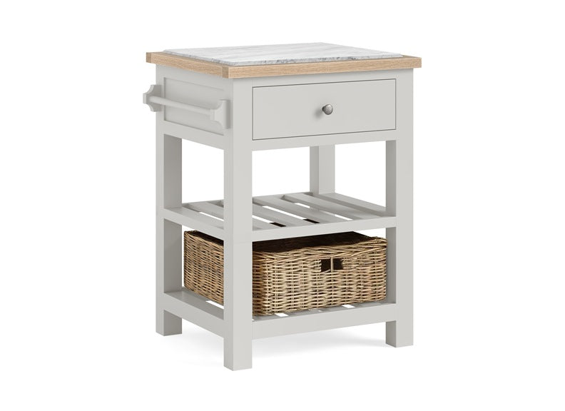 Modern Country Grey Small Kitchen Island