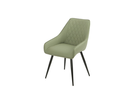 Gabriel Dining Chair Sage Green Swivel