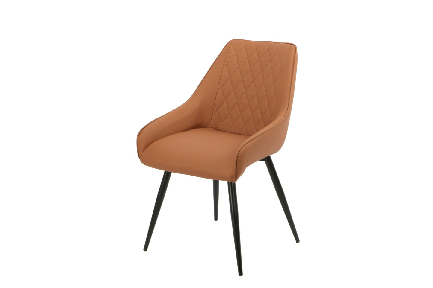 Gabriel Dining Chair Cognac (Salmon) Swivel