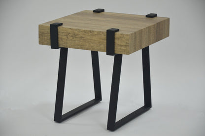 George Lamp Table Grey Oak